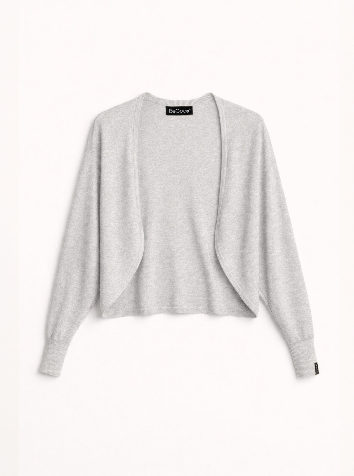 Coprispalle da donna in lana merino extra fine Grigio