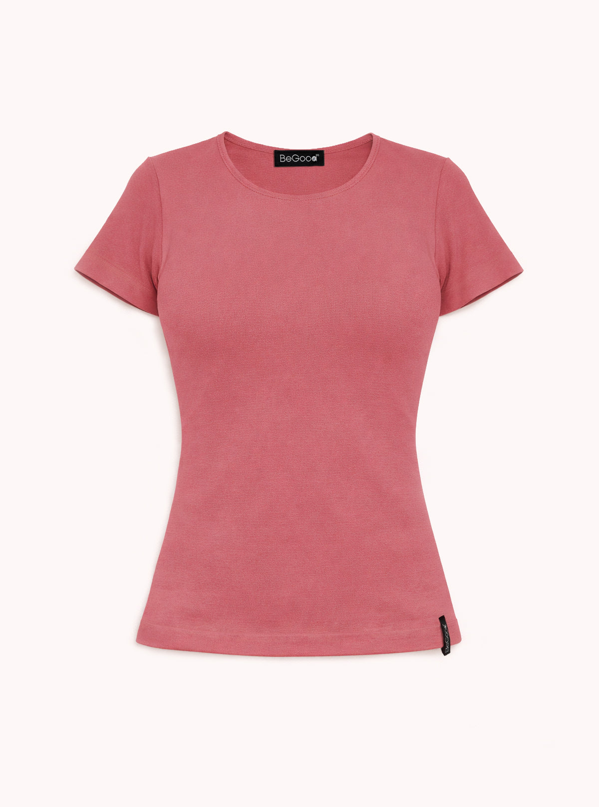 Maglia girocollo manica corta Malva