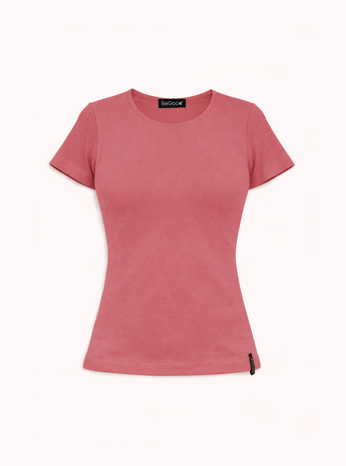 Maglia girocollo manica corta Malva