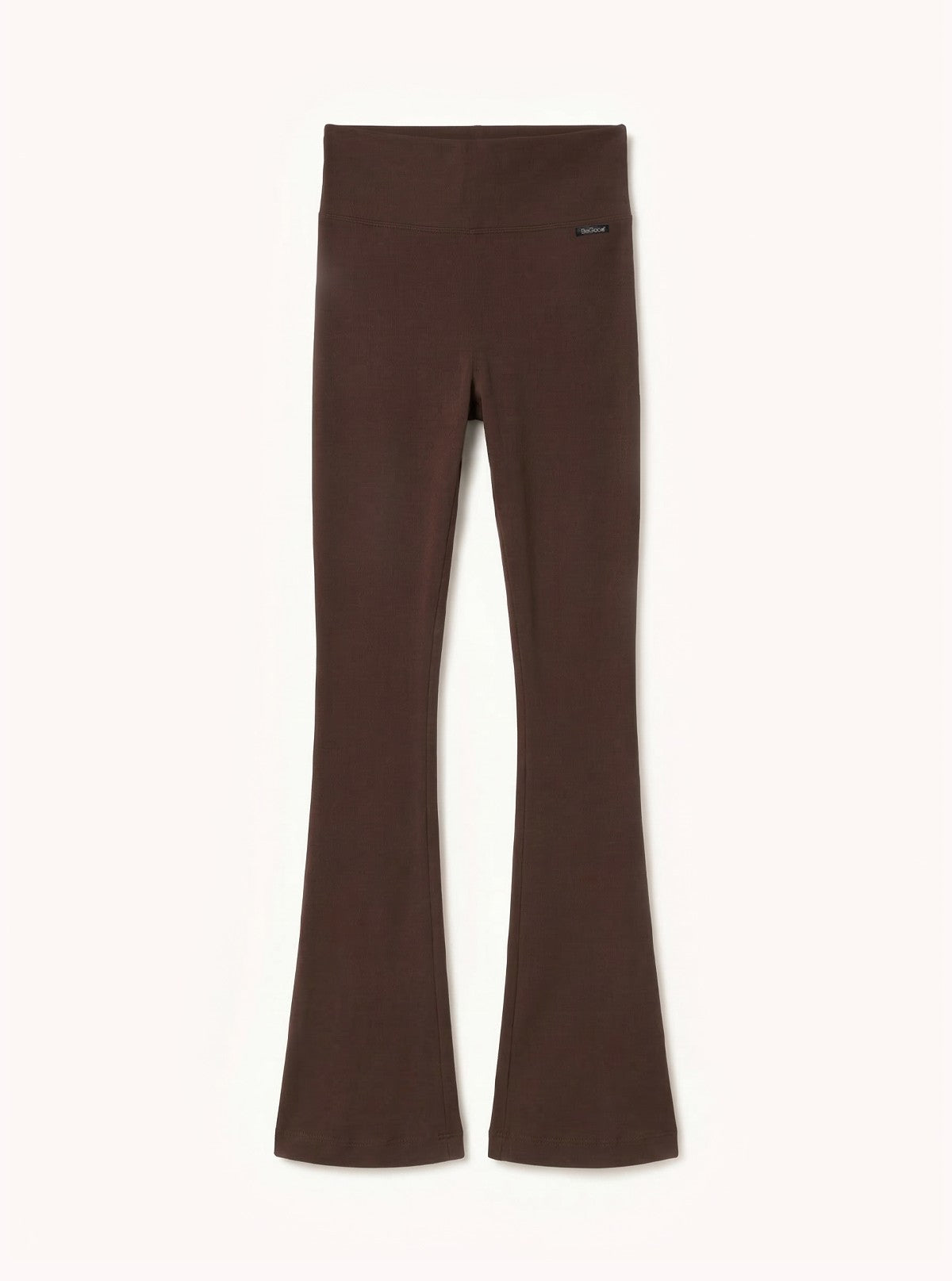 Leggings a zampa modellanti Marrone