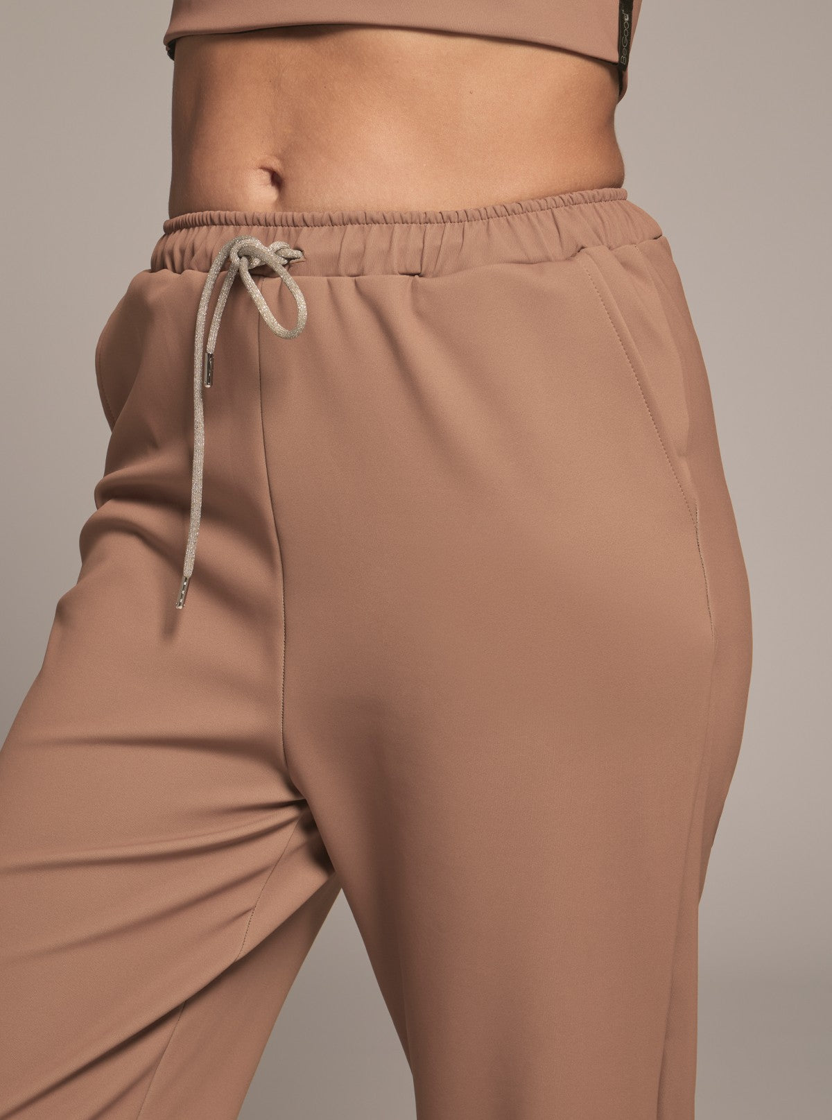 Pantalone Joggers da Donna - Glam Active Cuoio