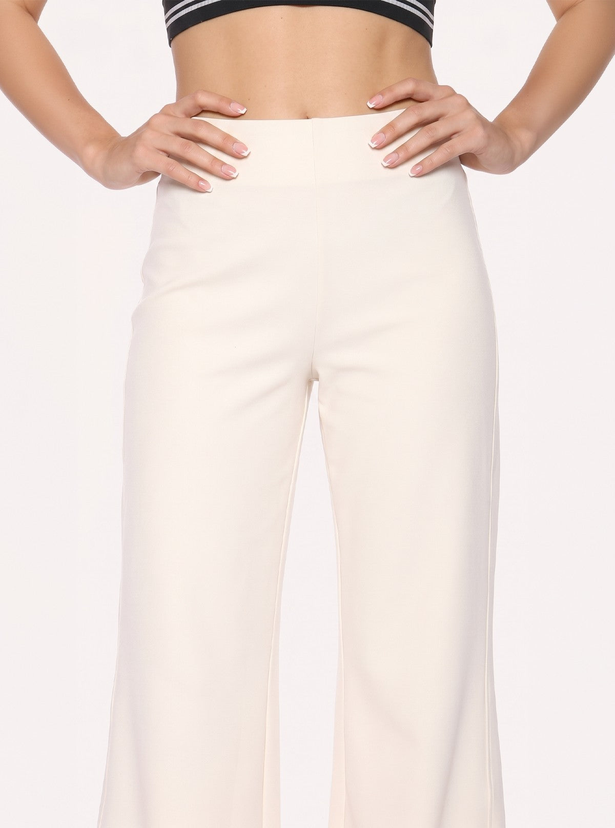 Pantaloni a Palazzo Urban Flow Panna
