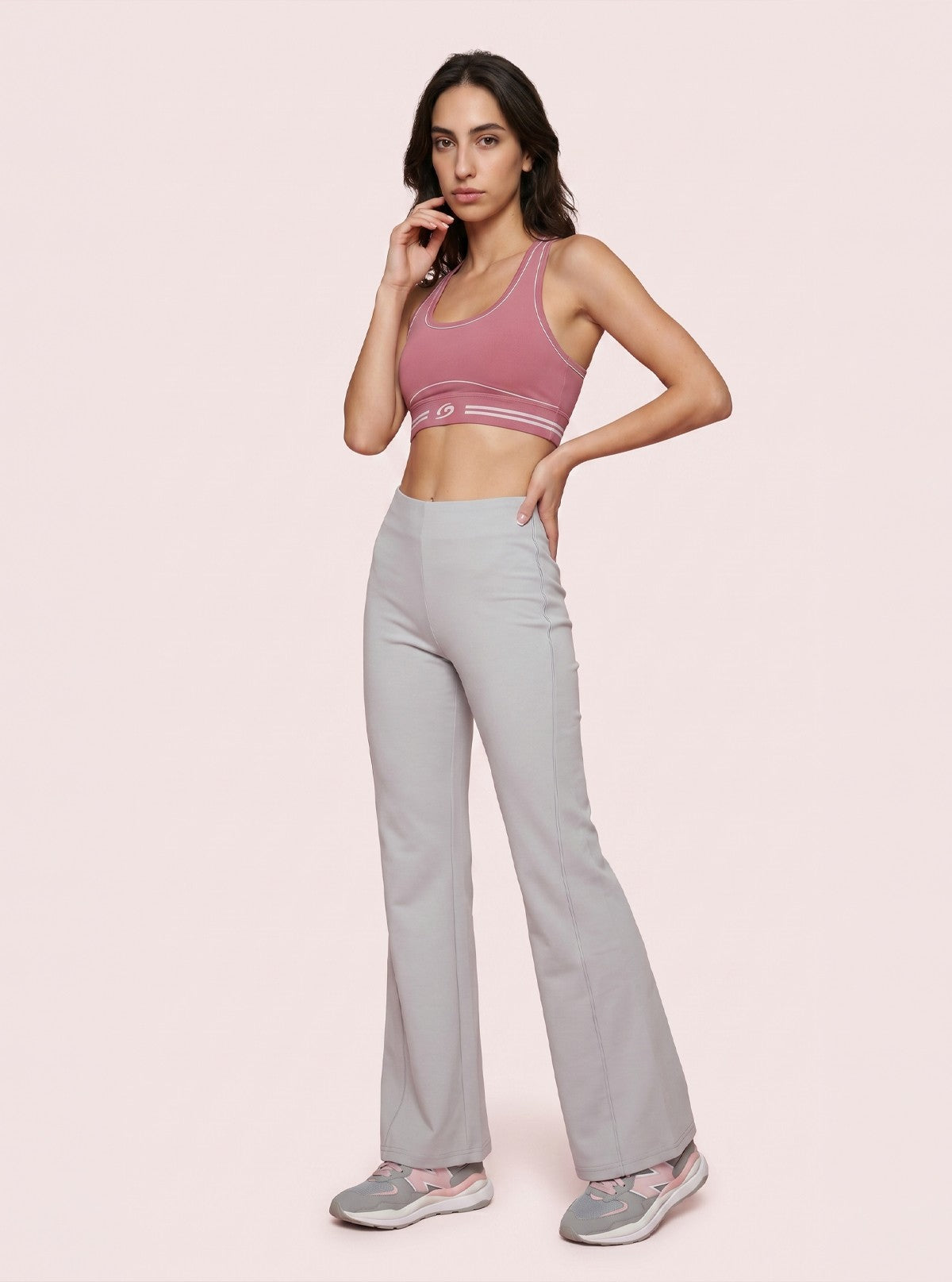 Pantalon Palazzo Urban Flow Argent