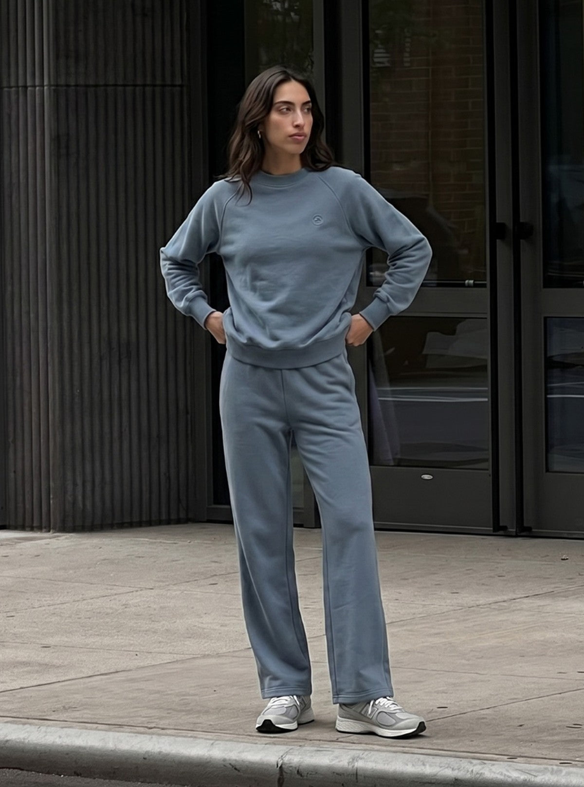 Pantaloni Joggers Urban Flow Avio Chiaro