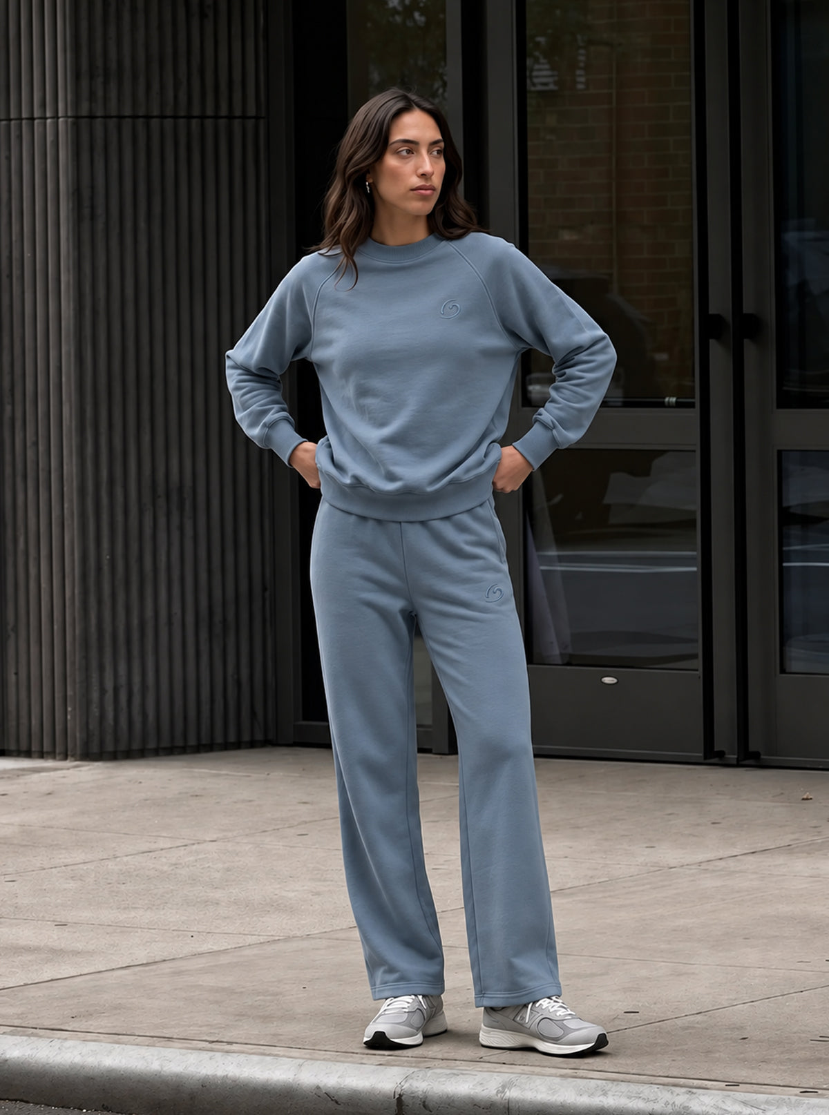 Pantaloni Joggers Urban Flow Avio Chiaro