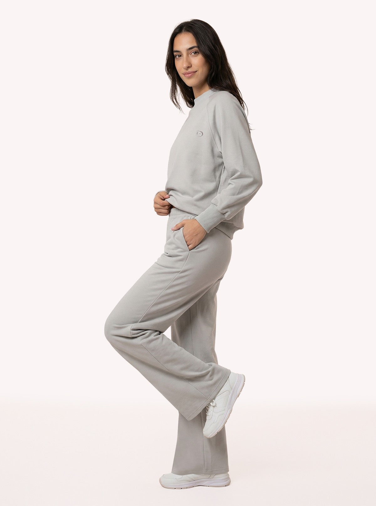 Pantalon Jogger Urban Flow Argent