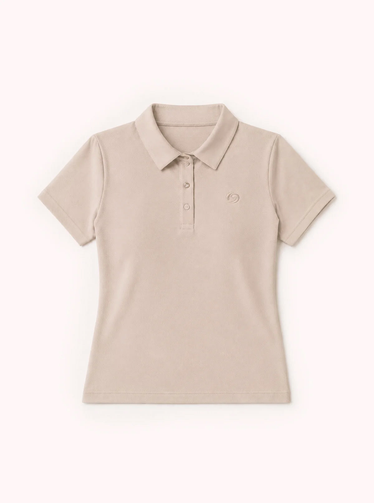 Poloshirt in Nussbraun