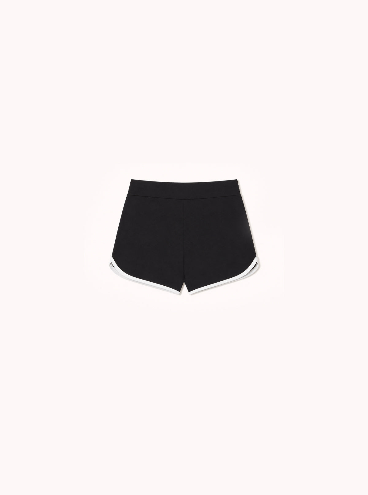 SHORTS SPORTIVO DONNA VITA ALTA NERO