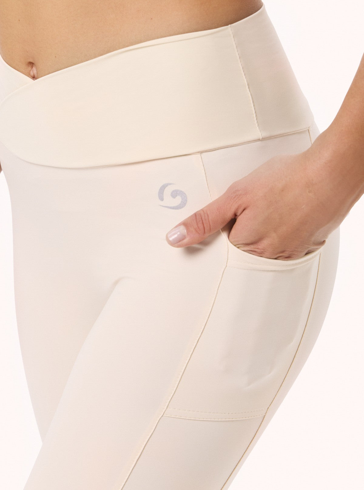 Shorts con tasche Soft Sport Panna