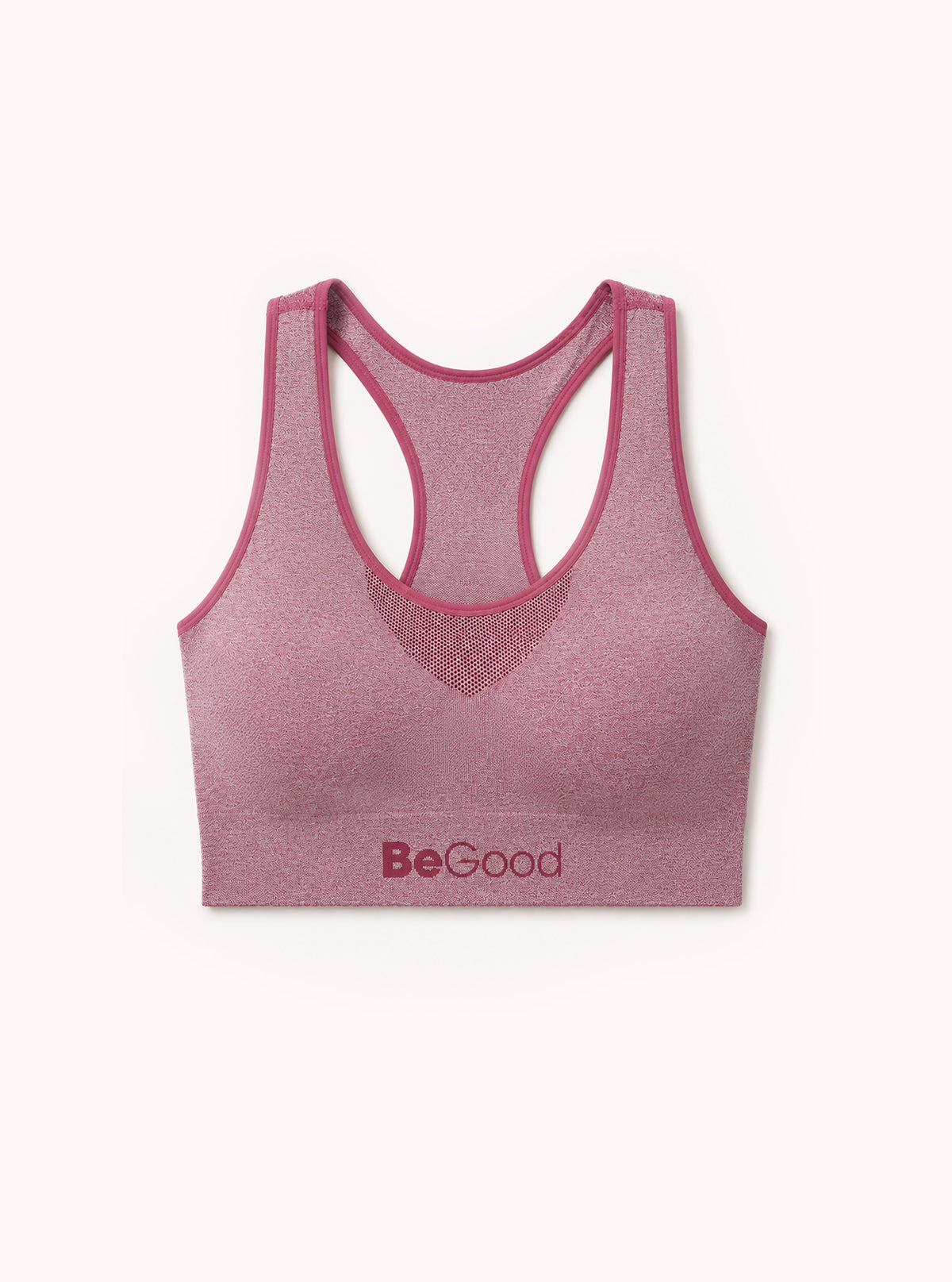 TOP SPORTIVO MELANGE COPRENTE FUCSIA