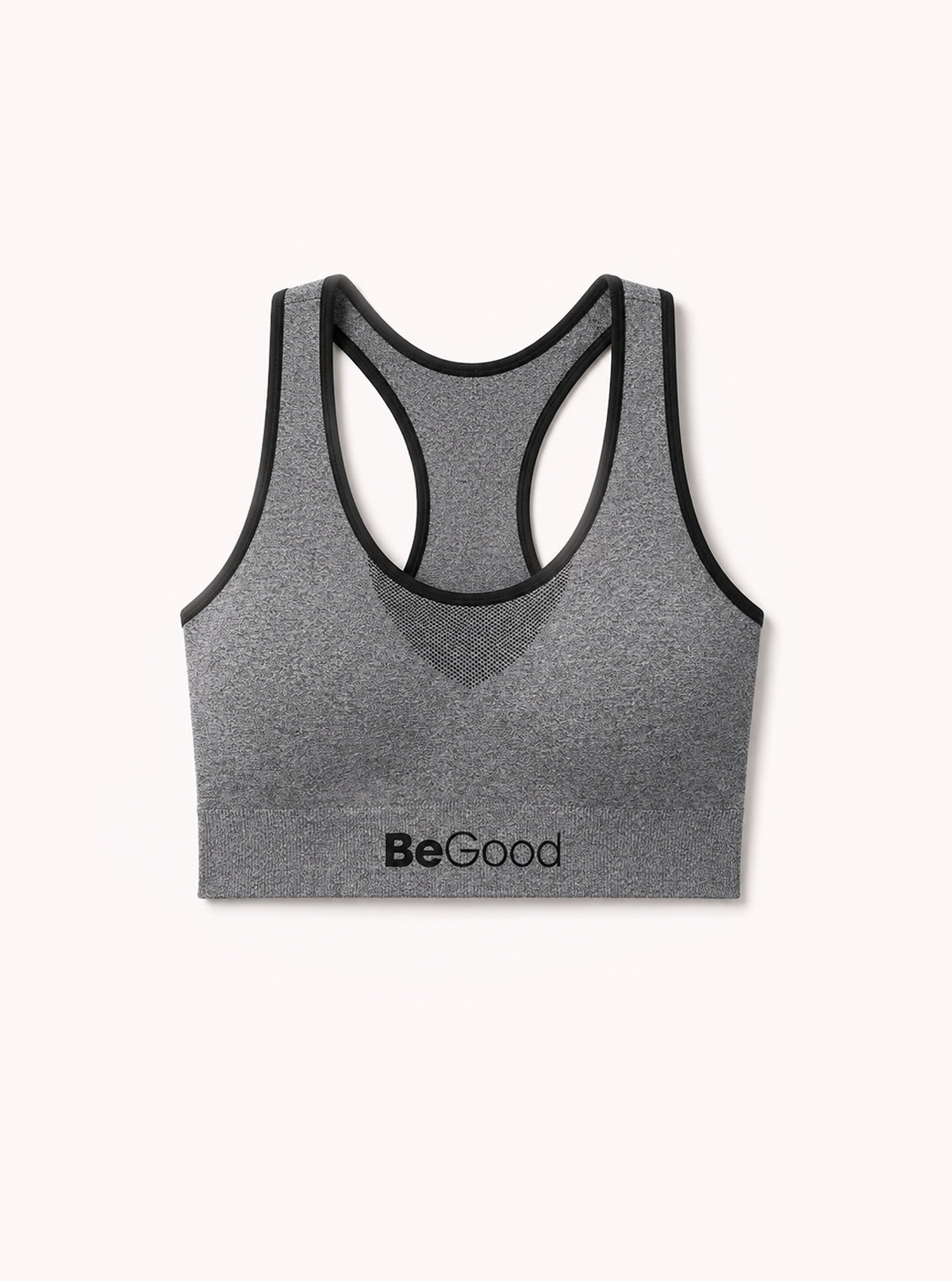 TOP SPORTIVO MELANGE COPRENTE GRIGIO SCURO