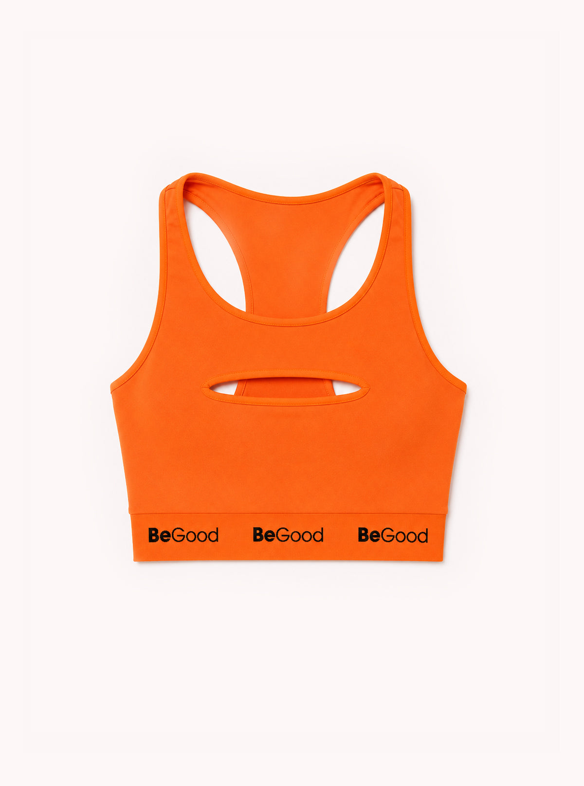 Racerback Top with Orange Insert