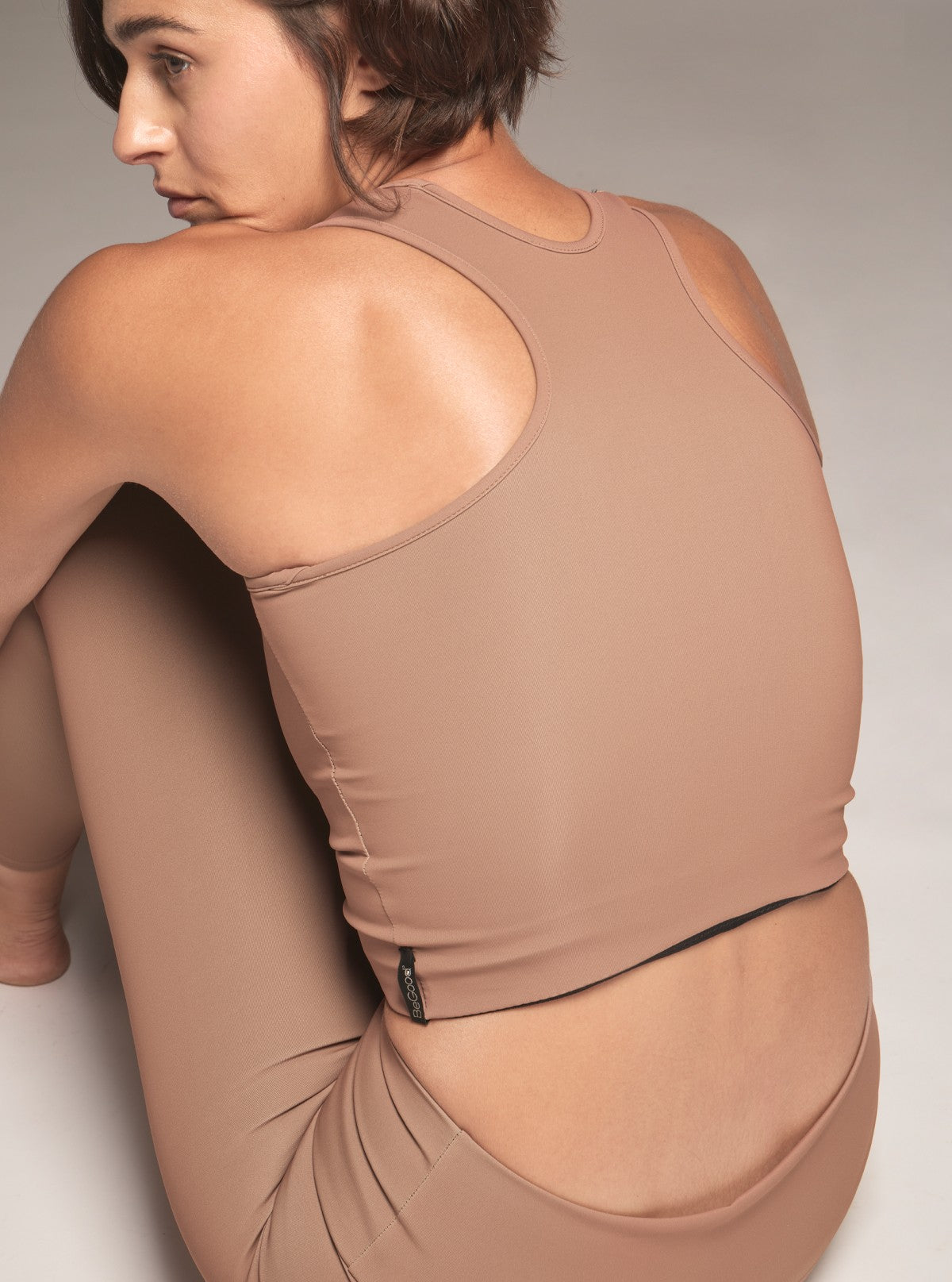 Top Modellante e Snellente - Glam Active Cuoio