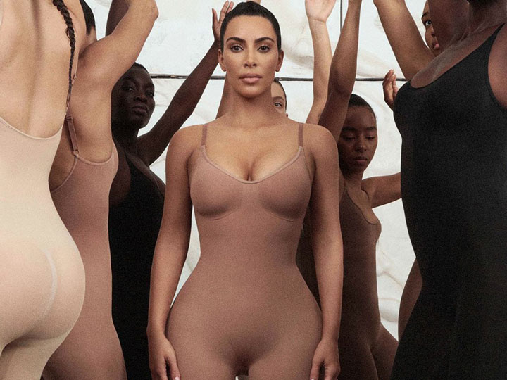 kim kardashian: intimo modellante Skims