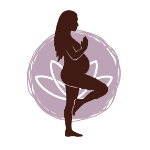 icona yoga in gravidanza